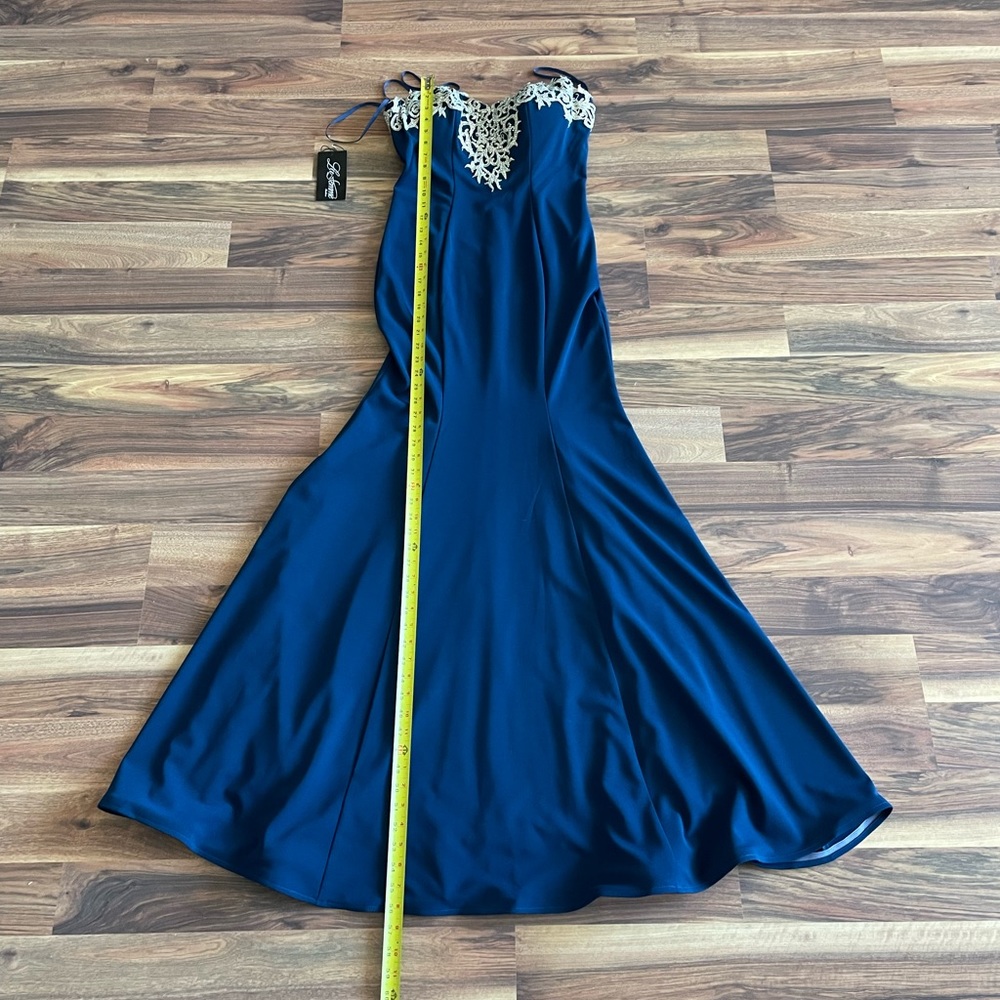 BNWT La Femme beaded gown - Picture 8 of 9